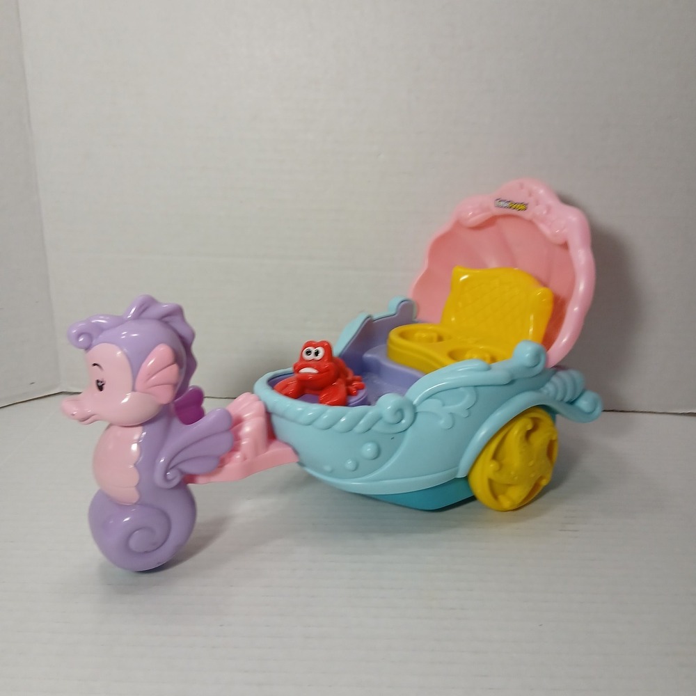 Fisher Price Little People Disney Little Mermaid Ariel's Musical Coach Carriage